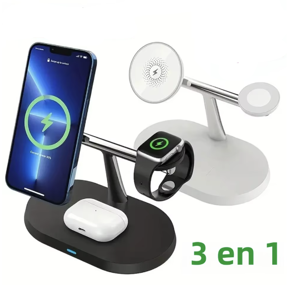 CARGADOR INALAMBRICO 3X1