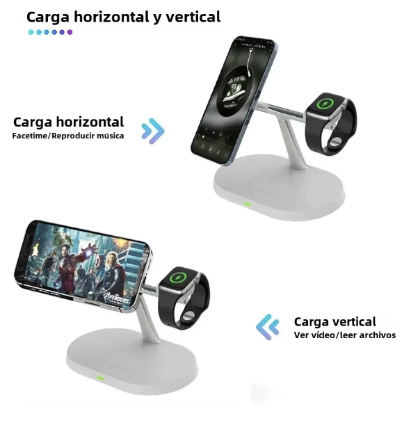CARGADOR INALAMBRICO 3X1